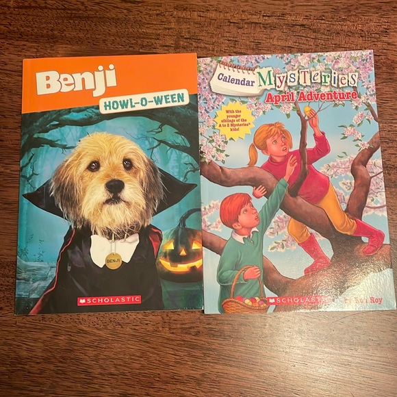 2 Scholastic book bundle, Benji howl-o-ween - Picture 1 of 12